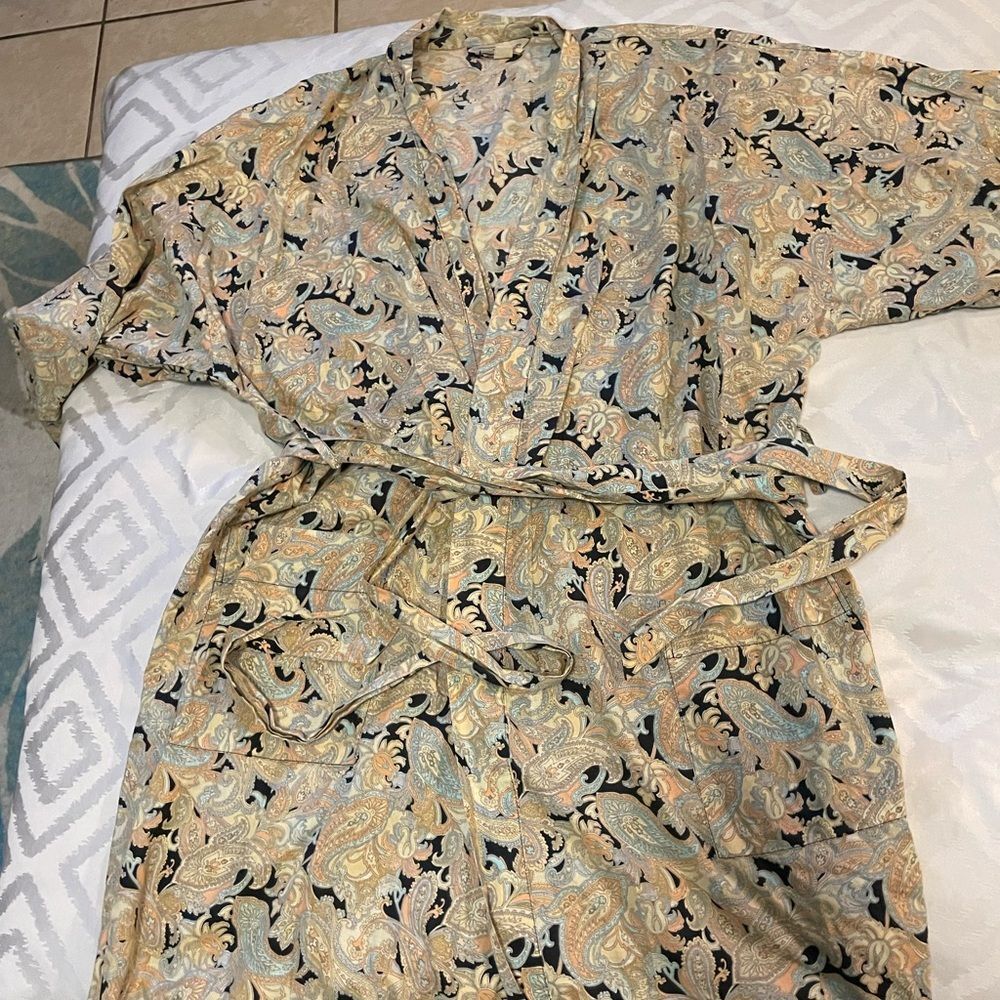 Tori Richard Hawaiian kimono robe one size